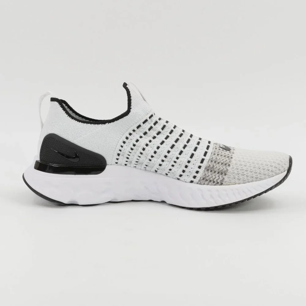 Nike Men's React Phantom Run Flyknit 2 'Oreo' CJ0277-100 size 9 - 13 - Picture 4 of 8